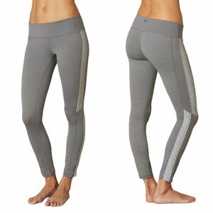 PRANA Lennox Heather Gray Workout Yoga Leggings Small